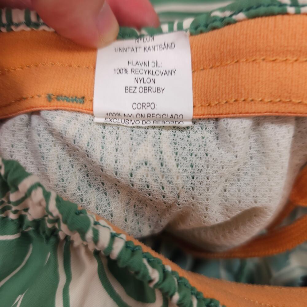 Patagonia Women's Baggies Shorts Bees and Flowers: Heartleaf Green Sz XS - Picture 7 of 7